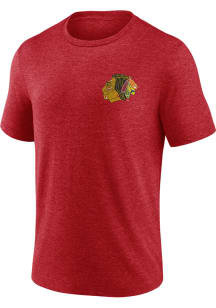 Chicago Blackhawks Red True Classics Short Sleeve Fashion T Shirt
