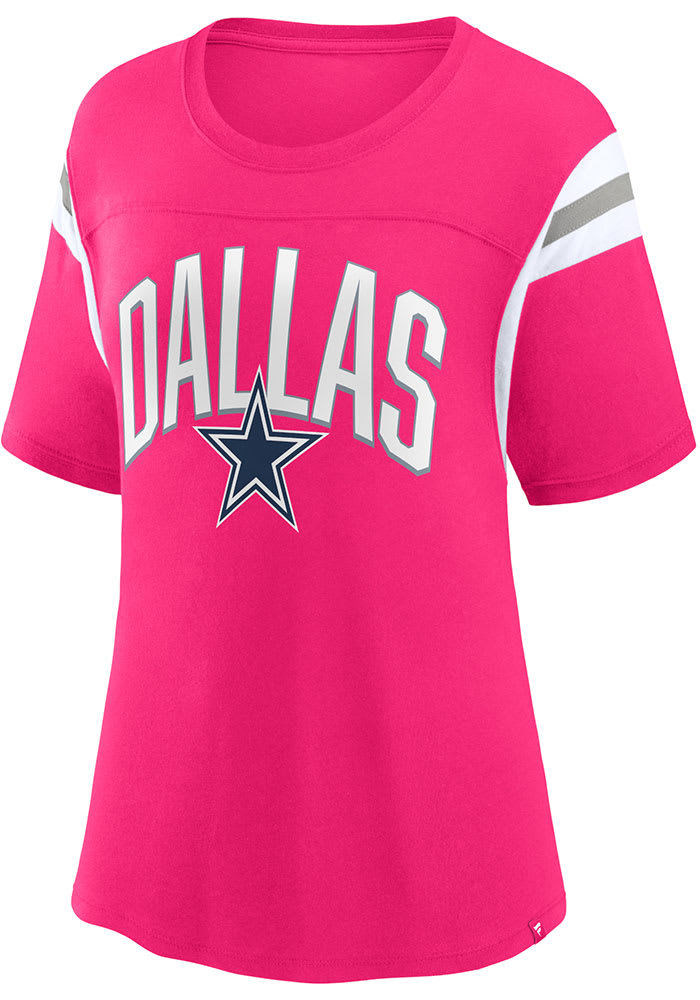 Women's Pink Dallas Cowboys Esparza T-Shirt