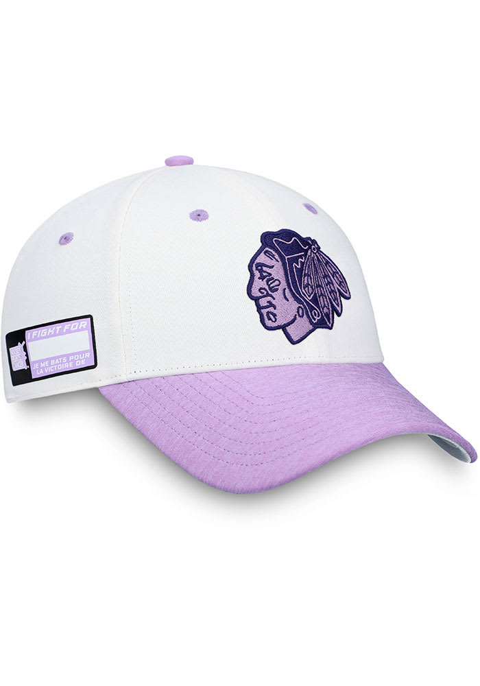 Blackhawks cancer hat on sale