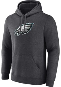 Philadelphia Eagles Mens Primary Hoodie - CHARCOAL