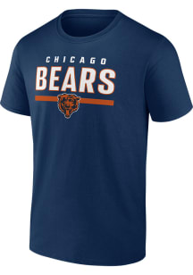 Chicago Bears Navy Blue SPEED AND AGILITY Short Sleeve T Shirt