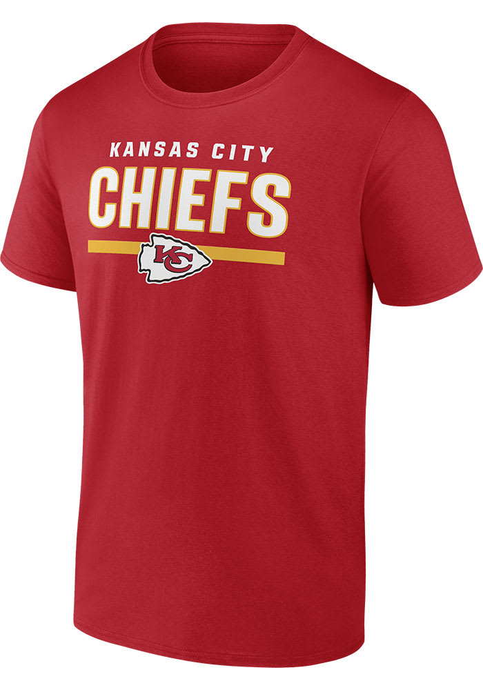 Kansas City Chiefs Red SPEED AND AGILITY Short Sleeve T Shirt