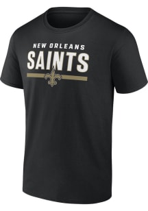 New Orleans Saints Black SPEED AND AGILITY Short Sleeve T Shirt