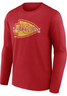 Kansas City Chiefs Red ADVANCE TO VICTORY Long Sleeve T Shirt