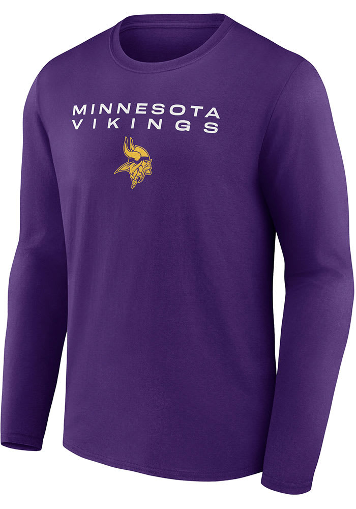 Minnesota Vikings Advance To Victory PURPLE Long Sleeve T