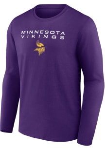 Minnesota Vikings Purple Advance To Victory Long Sleeve T Shirt