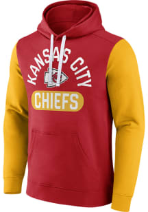 Kansas City Chiefs Mens Red EXTRA POINT Long Sleeve Hoodie