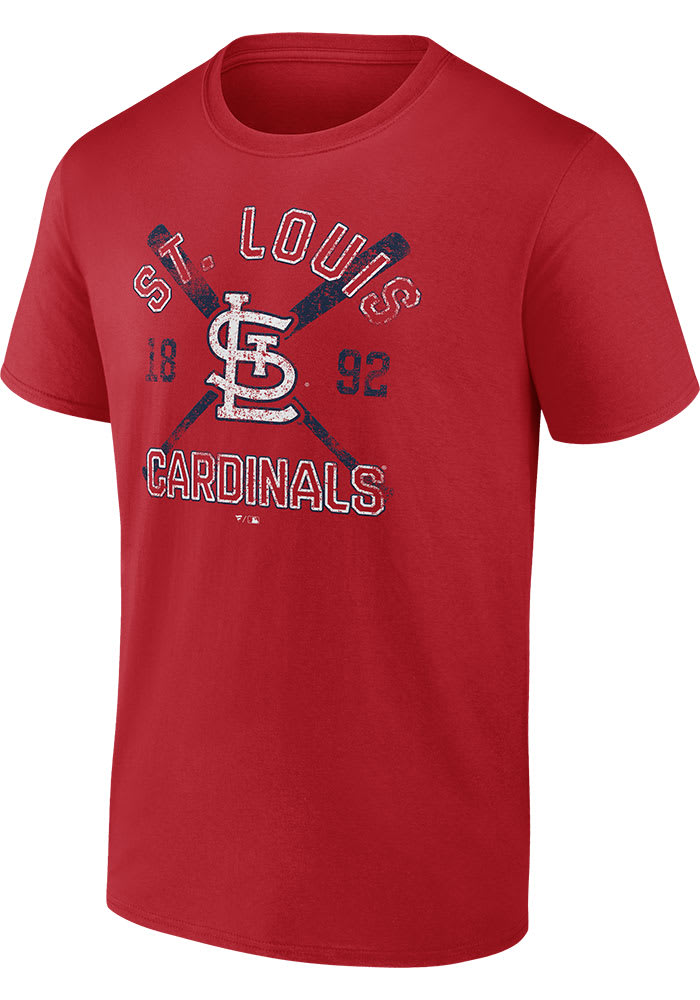 Nike St Louis Cardinals Red Wordmark Short Sleeve T Shirt