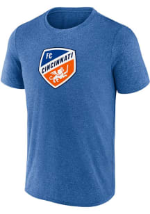 FC Cincinnati Blue Primary Crest Short Sleeve T Shirt