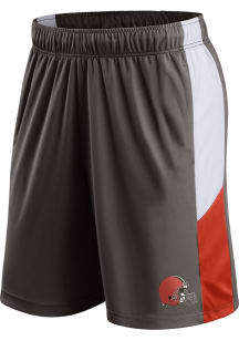 Cleveland Browns Mens Brown CHAMPION RUSH Shorts