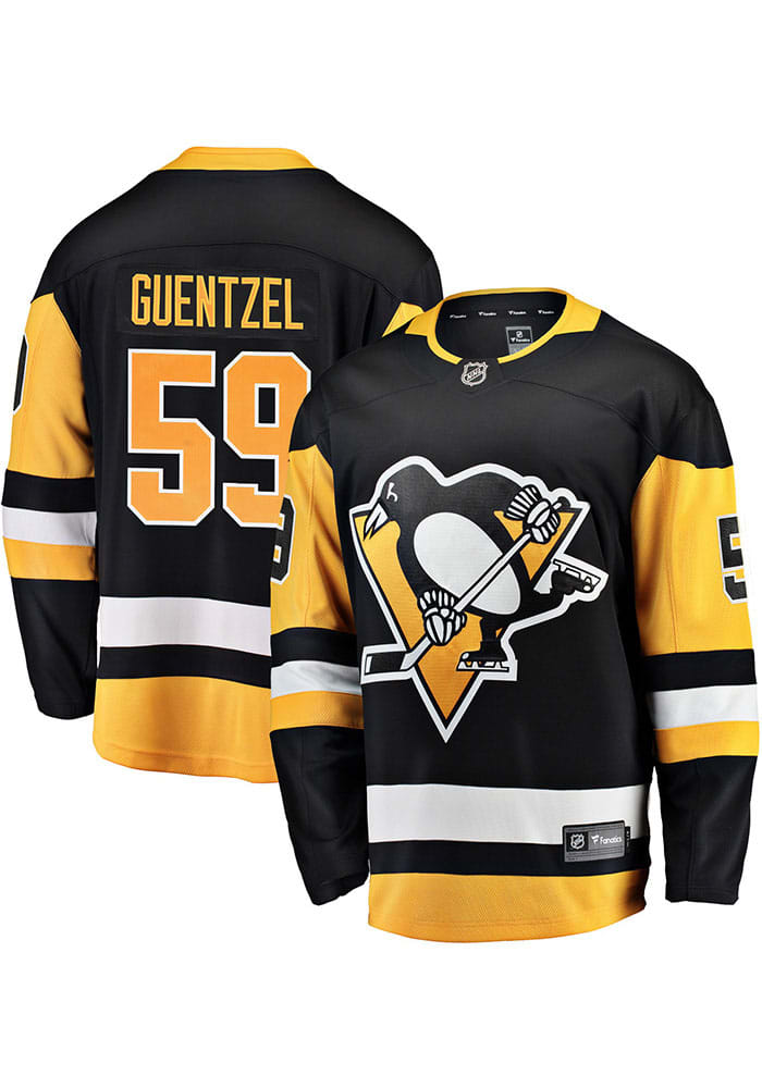 Jake Guentzel Pittsburgh Penguins Mens Black Authentic Hockey Jersey