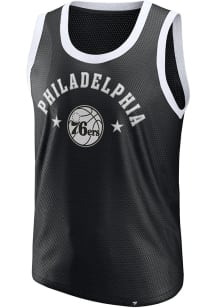 Philadelphia 76ers Mens Replica Have Pride Jersey - Black