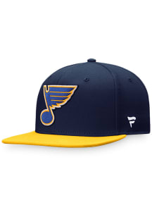 St Louis Blues Mens Navy Blue 2T Core Fitted Hat