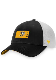 Pittsburgh Penguins 2022 Authentic Pro Primary Trucker Adjustable Hat - Black