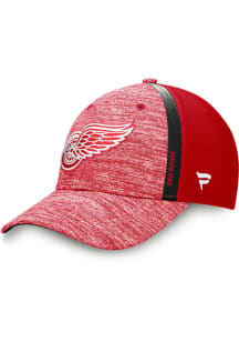 Detroit Red Wings Mens Red Defender Flex Hat