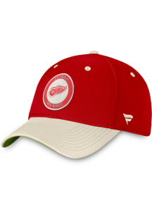 Detroit Red Wings Mens Red True Classic Retro Flex Hat