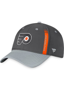 Philadelphia Flyers Mens Charcoal 2022 Authentic Pro Home Ice Flex Hat