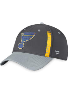 St Louis Blues Mens Charcoal 2022 Authentic Pro Home Ice Flex Hat