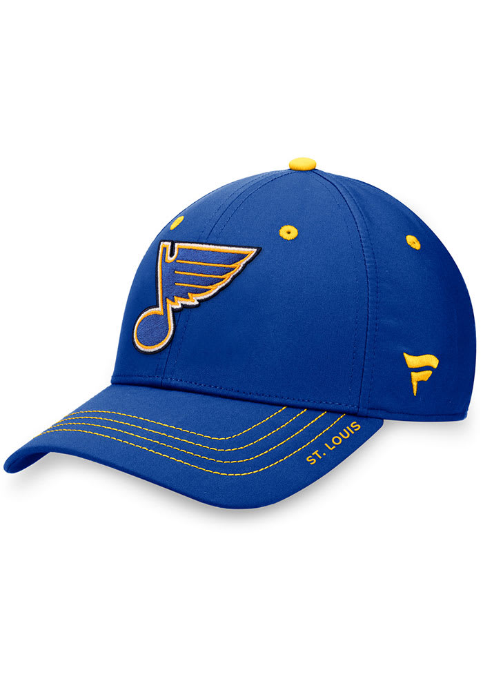 Men's adidas White St. Louis Blues Local Coach Flex Hat