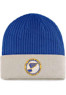 St Louis Blues Blue Outdoor Play Beanie Cuff Mens Knit Hat