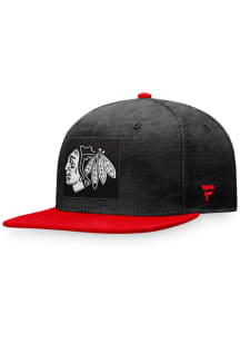 Chicago Blackhawks Black 2022 Authentic Pro Alt Mens Snapback Hat