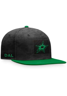 Dallas Stars Black 2022 Authentic Pro Home Ice Mens Snapback Hat