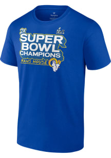 Los Angeles Rams Blue PARADE Short Sleeve T Shirt