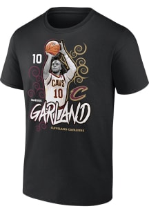 Darius Garland Cleveland Cavaliers Black Competitor Short Sleeve Player T Shirt