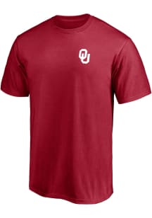 Oklahoma Sooners Crimson Number One Dad Short Sleeve T Shirt