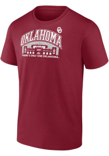 Oklahoma Sooners Crimson Team Glory Short Sleeve T Shirt