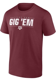 Texas A&amp;M Aggies Maroon Team Glory Short Sleeve T Shirt