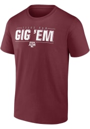 Texas A&M Aggies Maroon Team Glory Short Sleeve T Shirt