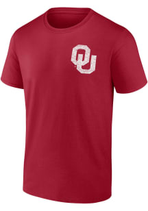 Oklahoma Sooners Crimson Student Section Short Sleeve T Shirt