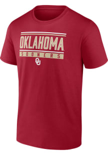 Oklahoma Sooners Crimson Fundamental Short Sleeve T Shirt