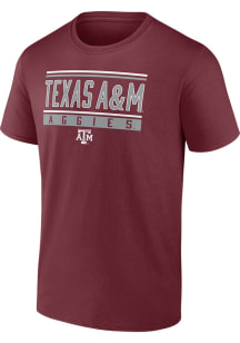 Texas A&amp;M Aggies Maroon Fundamental Short Sleeve T Shirt