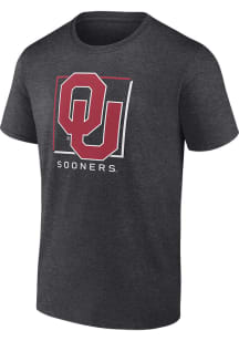Oklahoma Sooners Charcoal Fundamental Short Sleeve T Shirt