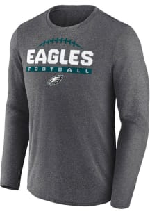 Philadelphia Eagles Grey TEAM ONE BOOK Long Sleeve T-Shirt