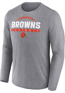 Cleveland Browns Grey TEAM ONE BOOK Long Sleeve T-Shirt