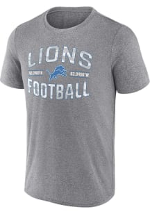 Detroit Lions Grey WANT TO PLAY Short Sleeve T Shirt