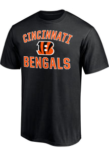 Cincinnati Bengals Black VICTORY ARCH Short Sleeve T Shirt