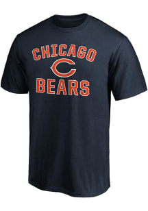 Chicago Bears Navy Blue VICTORY ARCH Short Sleeve T Shirt