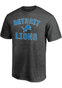 Detroit Lions Grey VICTORY ARCH Short Sleeve T Shirt