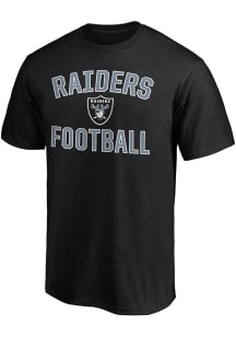 Las Vegas Raiders Black VICTORY ARCH Short Sleeve T Shirt