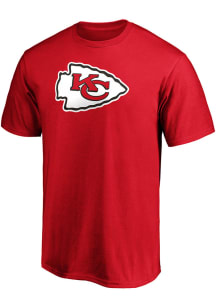 Kansas City Chiefs Red PRIMARY LOGO Short Sleeve T Shirt
