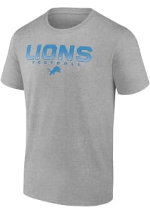 Detroit Lions Grey SECONDARY UTILITY Short Sleeve T Shirt