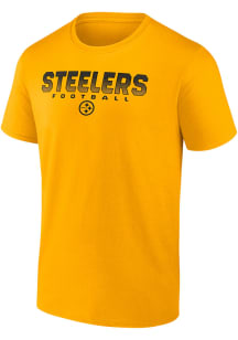 Pittsburgh Steelers Gold SECONDARY UTILITY Short Sleeve T Shirt