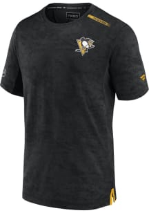Pittsburgh Penguins Black Rink Premium Short Sleeve T Shirt