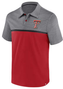 Texas Tech Red Raiders Mens Red Streaky Short Sleeve Polo