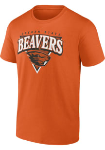 Oregon State Beavers Orange Modern Short Sleeve T Shirt