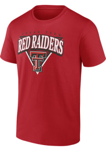 Texas Tech Red Raiders Red Modern Short Sleeve T Shirt